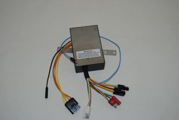 A picture of the power supply for the device.