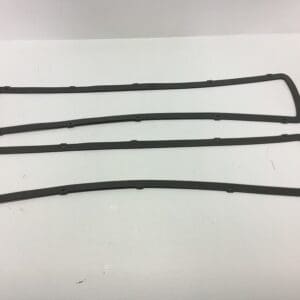 A set of four rubber seals for the door seal on a car.