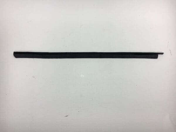 A black and white photo of a long stick.