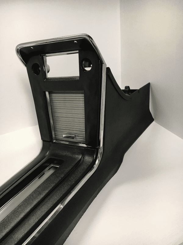 A black and white photo of an open door.