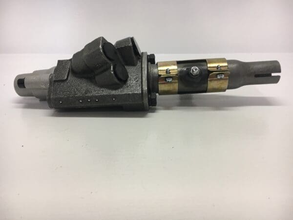 A close up of the side of a drill