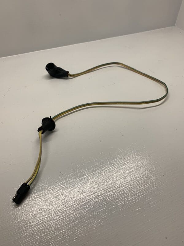 A pair of headphones with wires attached to them.